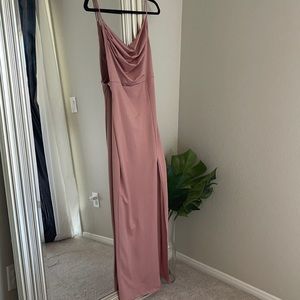 Open back maxi dress